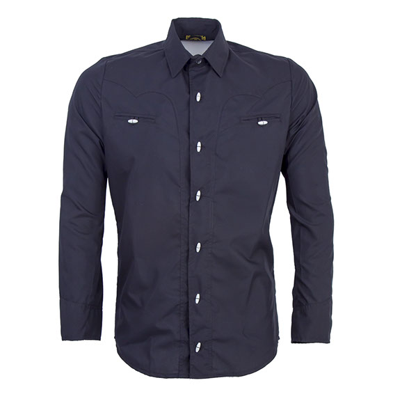 Camisa Charra Lisa para hombre - Espuela De Oro